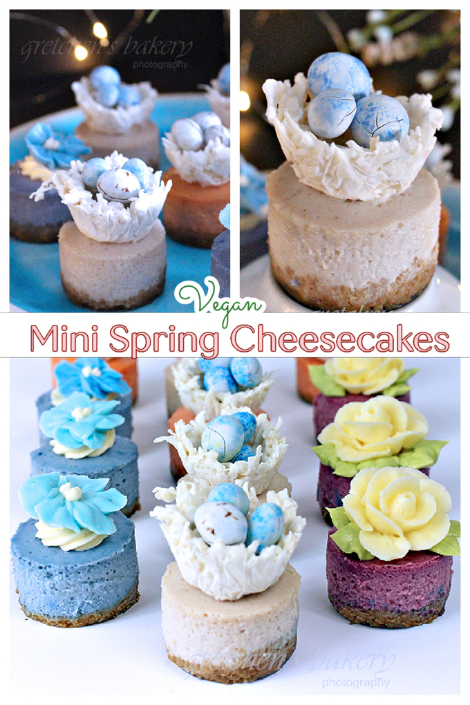 Vegan Miniature Cheesecakes
