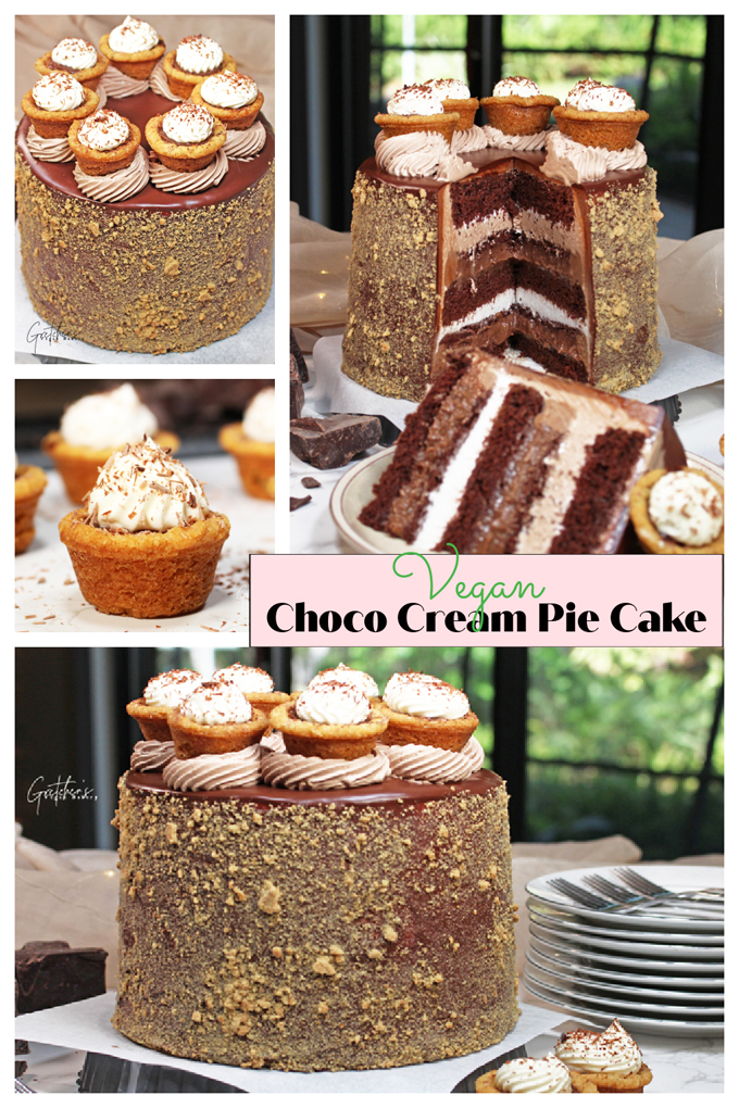 chocolate cream pie cake