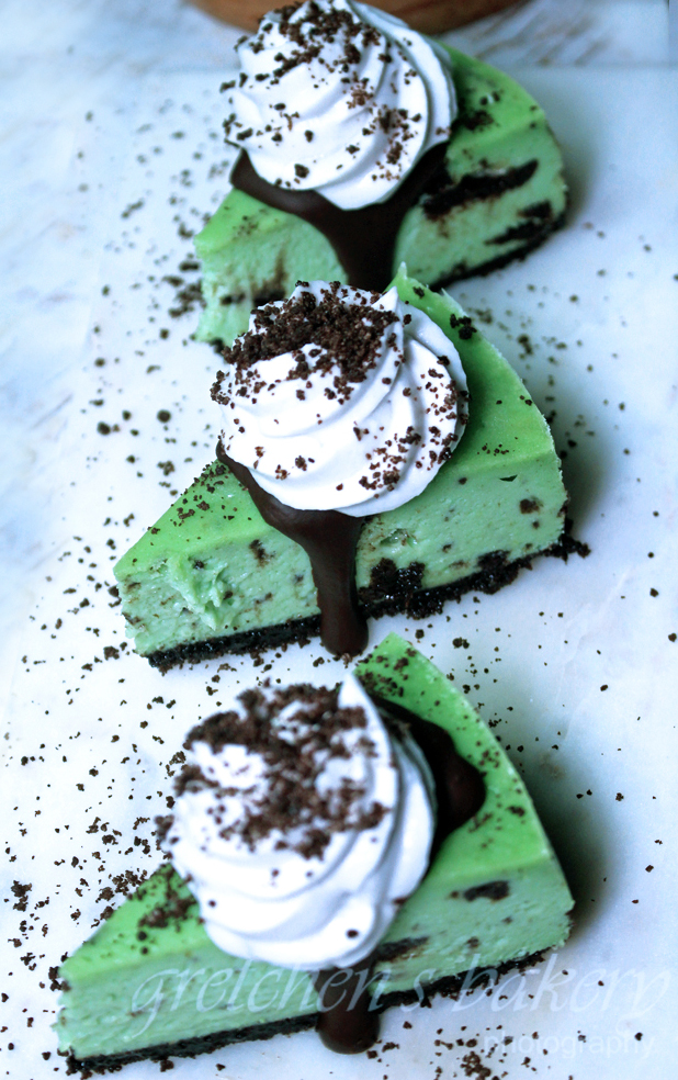 Vegan Grasshopper Cheesecake