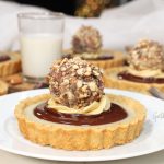 Almond Rocher Custard Tarts