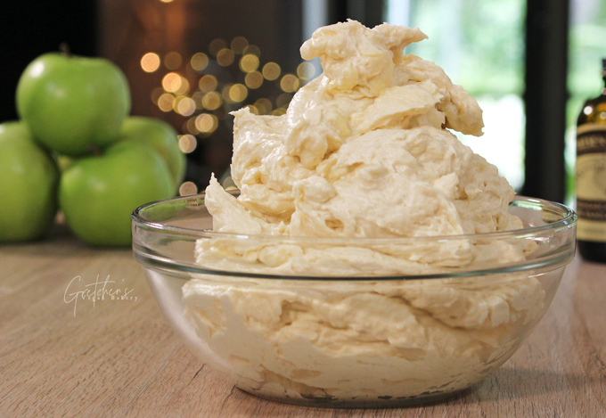 Apple Buttercream~ Lowest Sugar Recipe