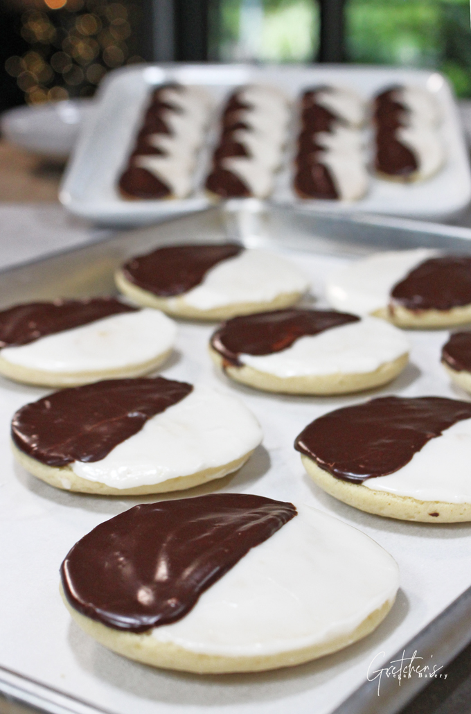 Vegan Black and White Cookies