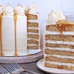 Vegan Butterbeer Cake