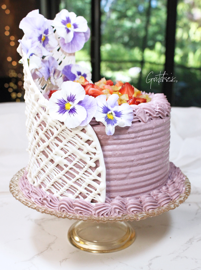 Strawberry Lemon Lavender Cake