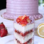 Strawberry Lemon Lavender Cake