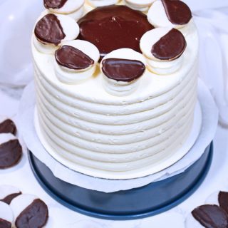 Black and White Cookie Cake