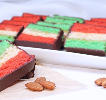 Vegan Rainbow Cookies