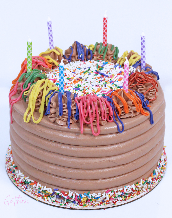 Vegan Chocolate Birthday Cake