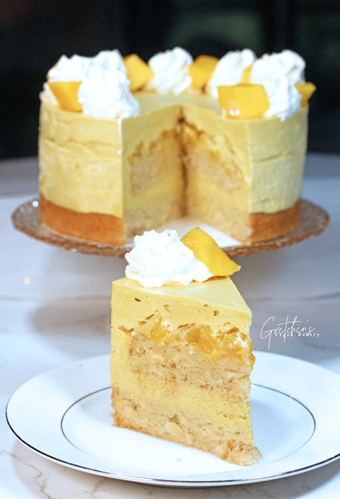 Vegan Mango Mousse Cake