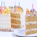 Vegan Vanilla Birthday Cake