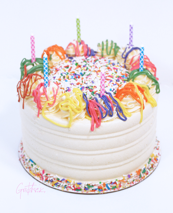 Vegan Vanilla Birthday Cake