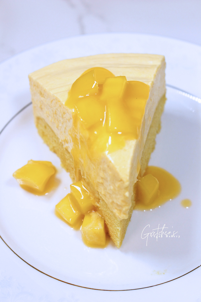 Vegan Mango Mousse Cake