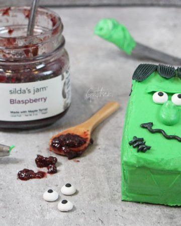 Franken Jam Cakes for Halloween