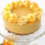 Vegan no bake pumpkin cheesecake