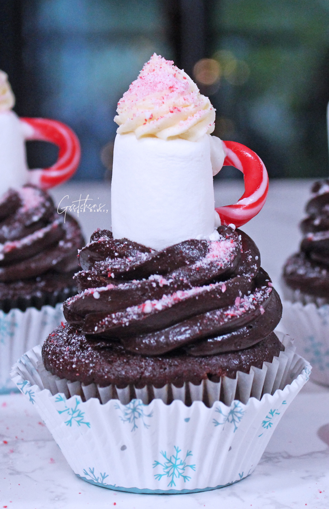 Hot Chocolate Cupcakes