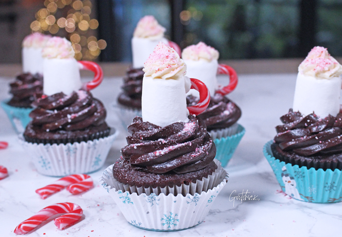 Hot Chocolate Cupcakes