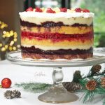 Vegan Christmas Trifle Cake