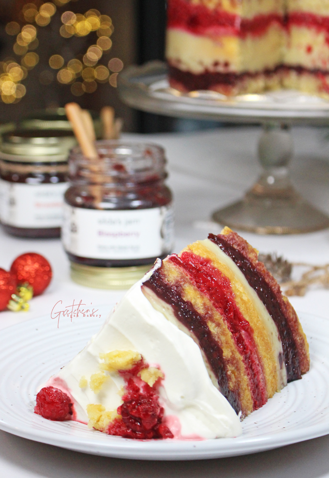 Vegan Christmas Trifle Cake