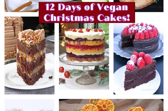 12 Days of Vegan Christmas Cakes