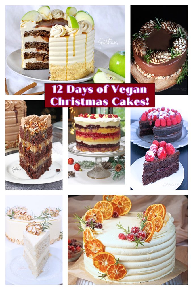 12 Days of Vegan Christmas Cakes