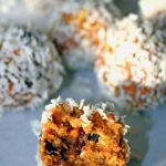 raw vegan carrot cake energy balls