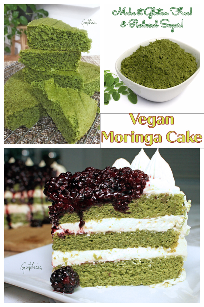 Vegan Moringa cake