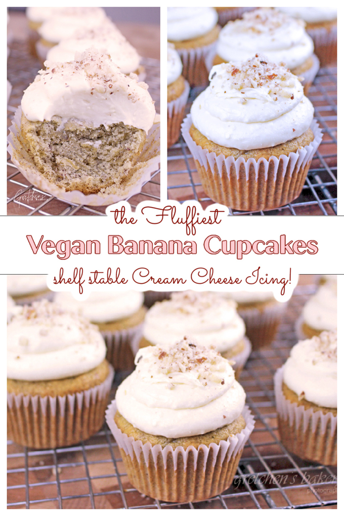 vegan banana cupcakes
