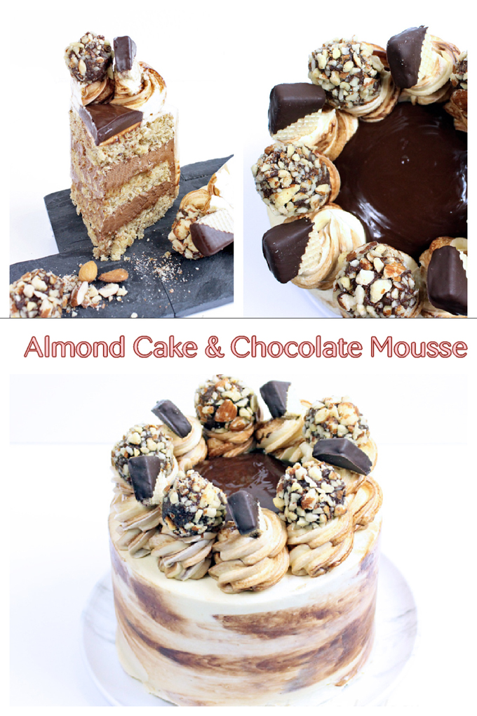 Chocolate Almond Mousse Cake