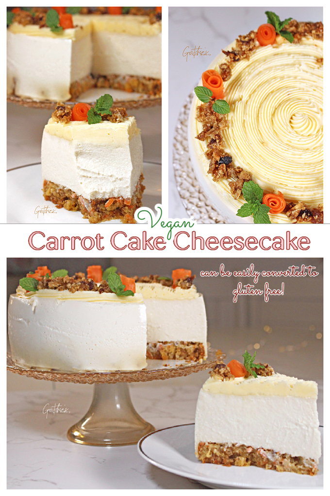 Vegan Carrot Cake Cheesecake