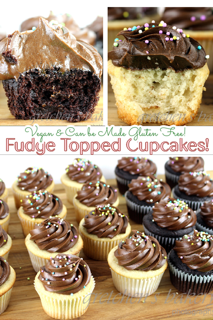 Vegan Fudge Cupcakes