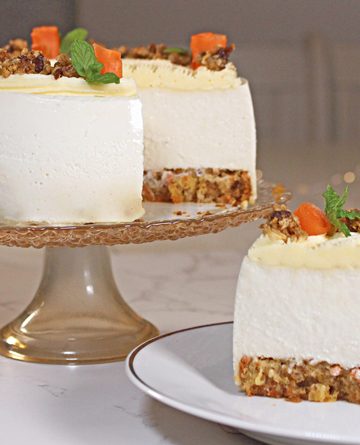 Vegan Carrot Cake Cheesecake