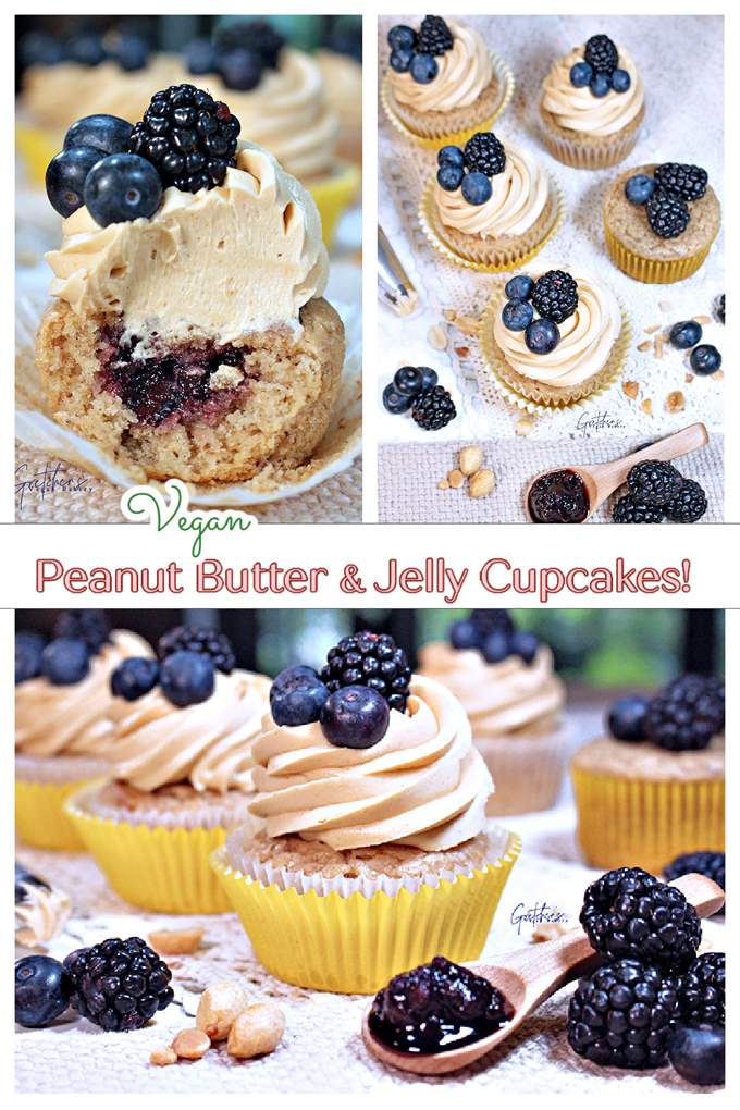 PB & J Cupcakes