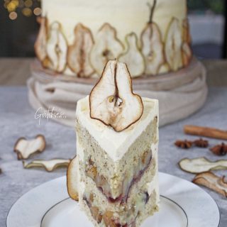 chai pear cake