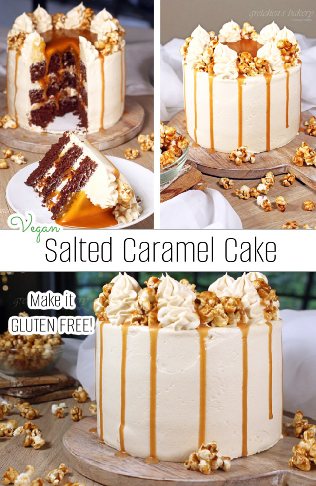 salted caramel cake 