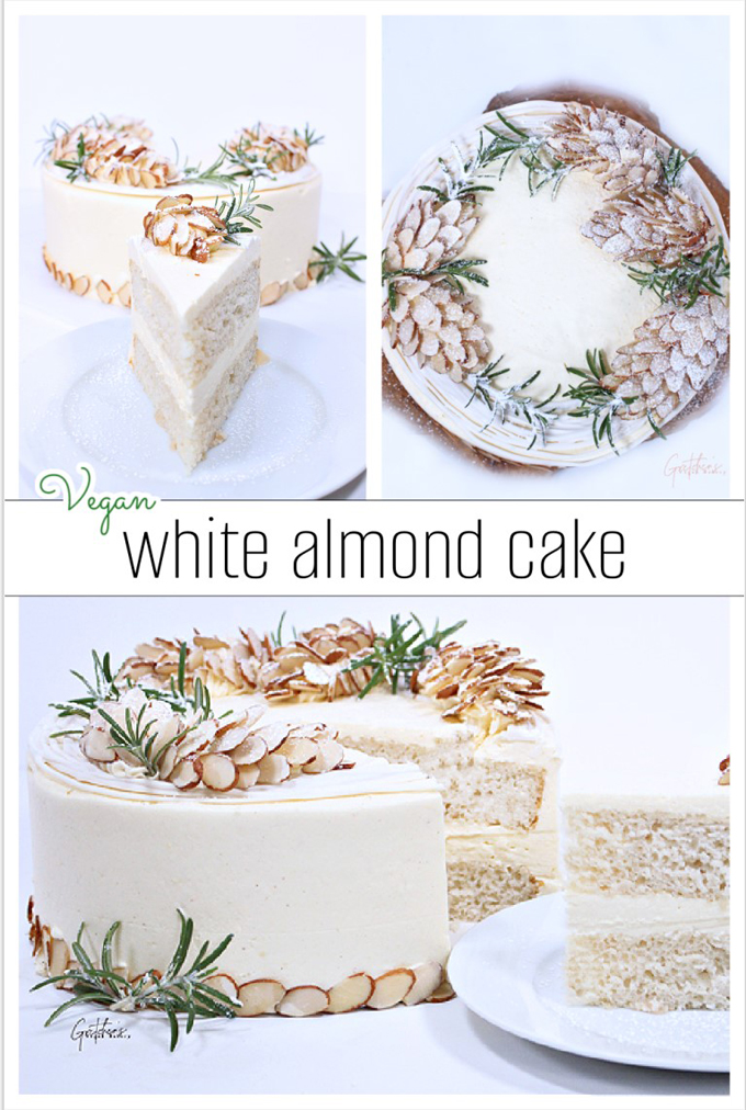 White Almond Cake 