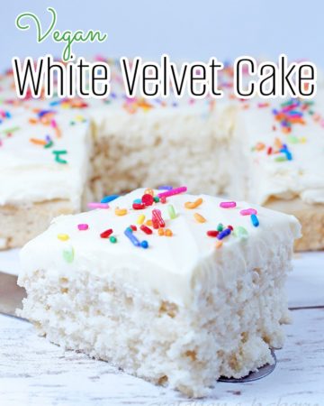 vegan white cake