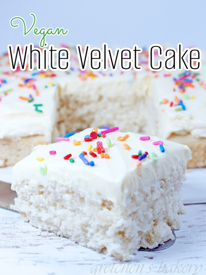 vegan white cake