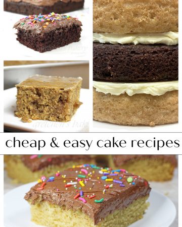 recession cakes