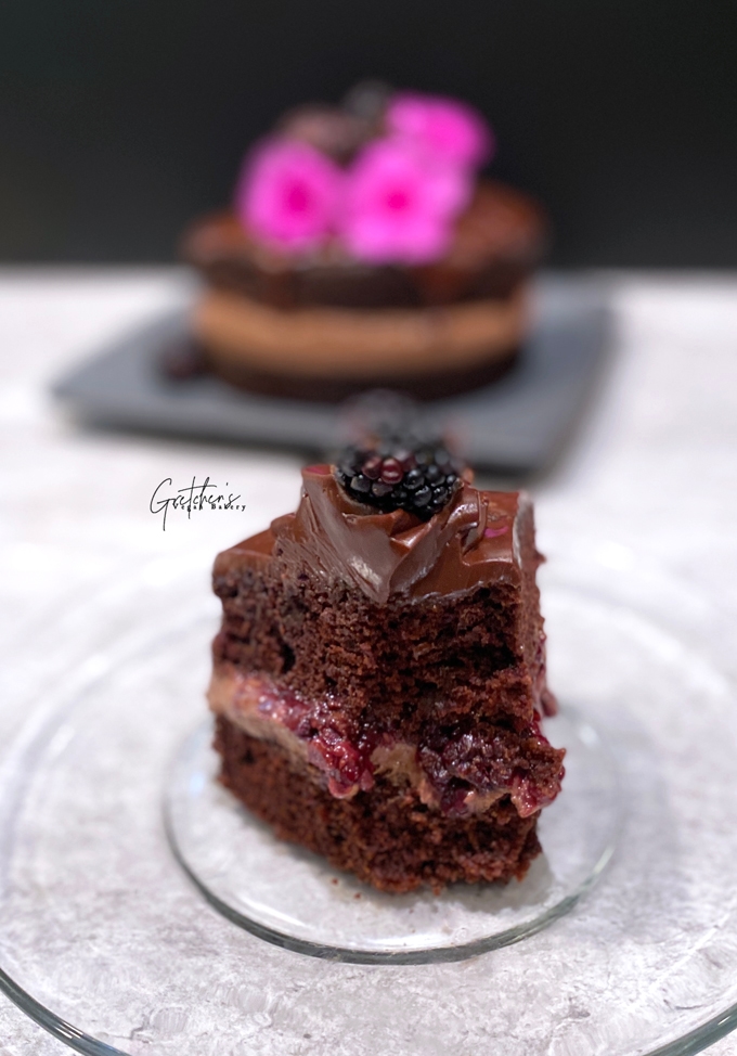 Chocolate Blackberry Cake 