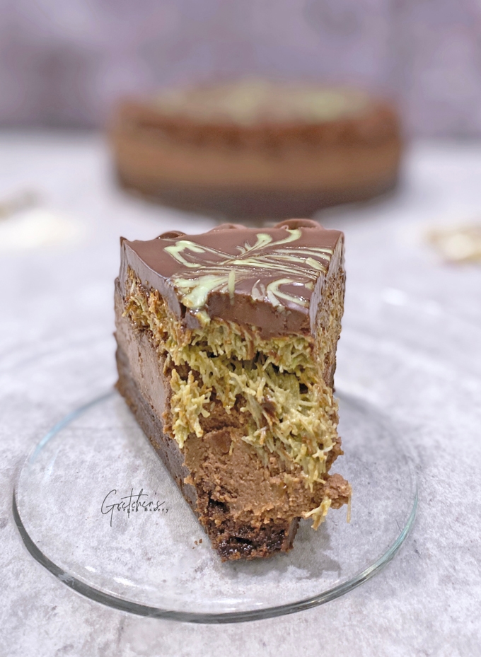 Dubai Chocolate Cheesecake