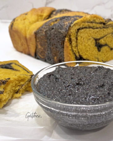 Pumpkin Poppy Filled Babka