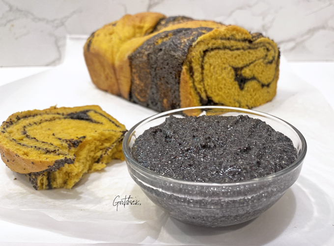 Pumpkin Poppy Filled Babka