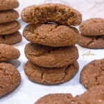 Vegan Gingersnap Cookies