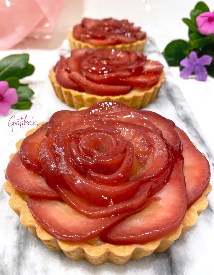 Poached Pear Tart