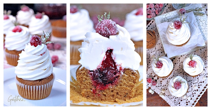 Cranberry Pumpkin Cupcakes