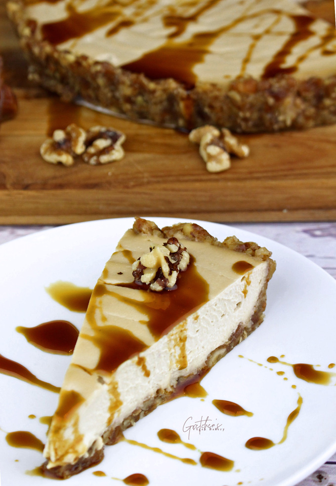 Raw Vegan Maple Cream Tart 