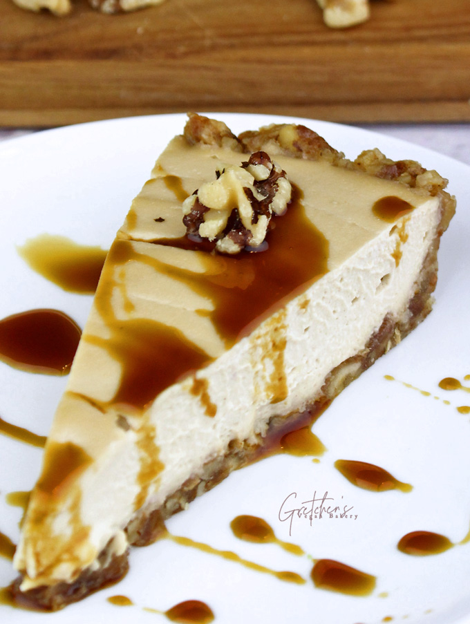 Raw Vegan Maple Cream Tart 