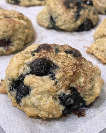 lemon blueberry scones