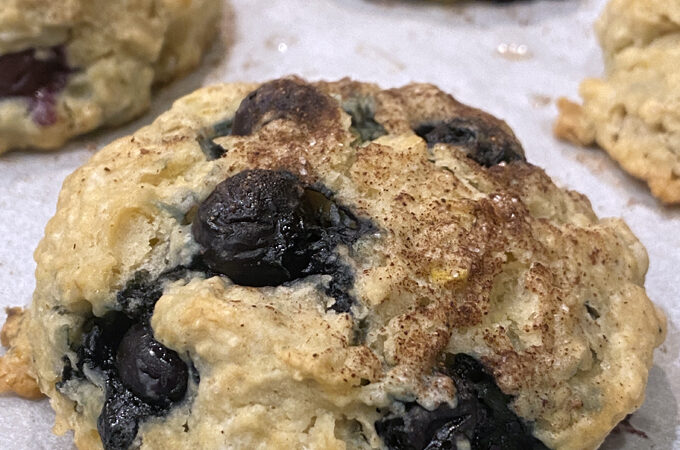 lemon blueberry scones