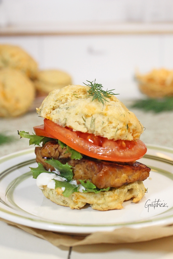 Vegan Cheddar Dill Biscuit 